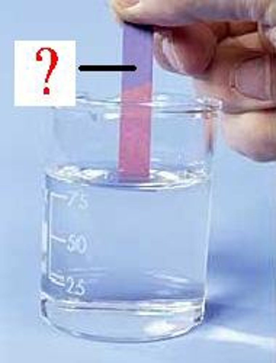 <p>A substance that tastes sour, reacts with metals and carbonates, pH below 7, and turns blue litmus red.</p>