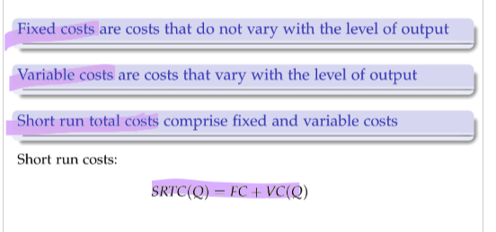 <p>A period of time in which atleast one costing factor is fixed.</p><p></p>