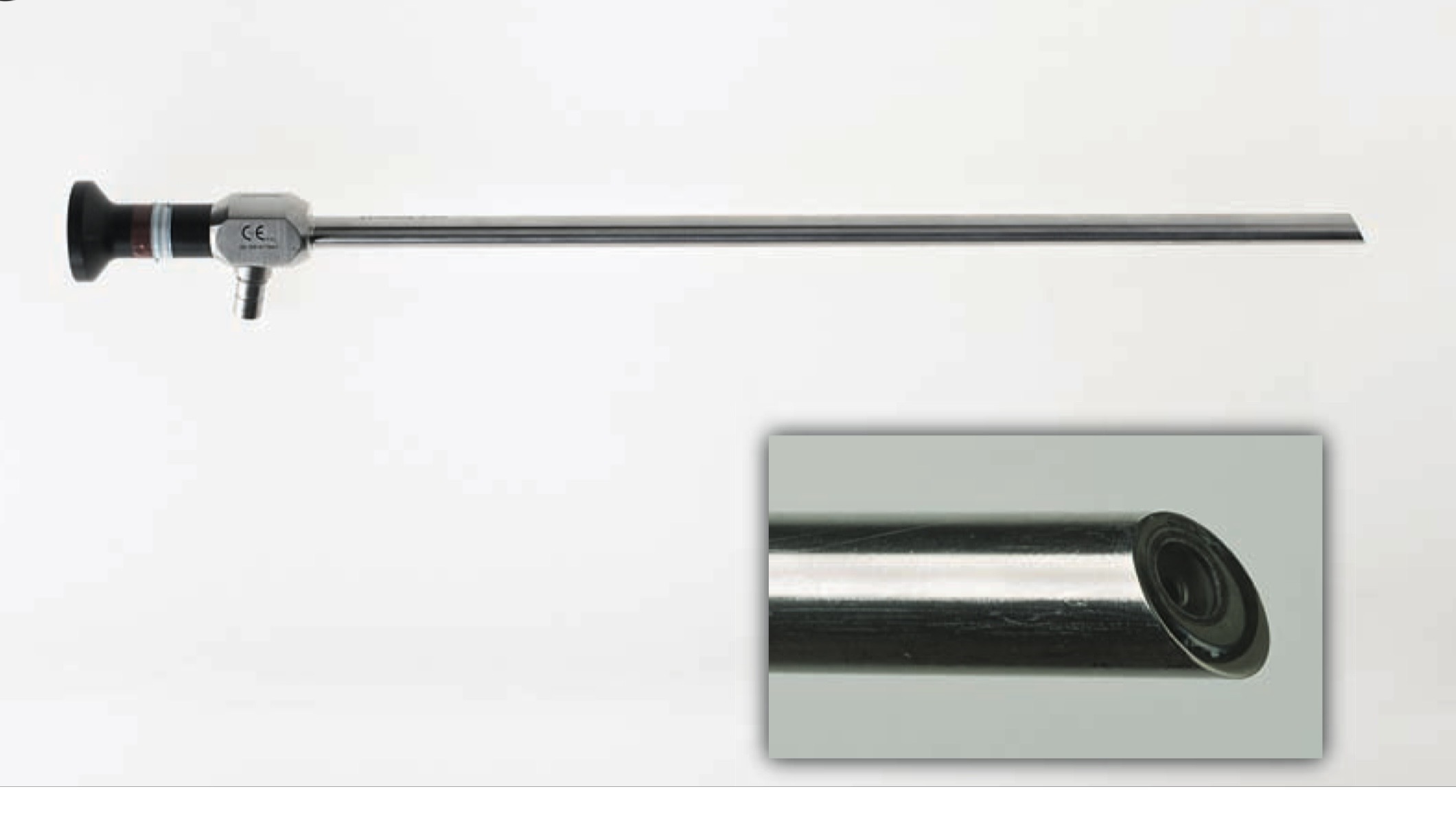 <p>Name this instrument used for visualization and surgical procedures at a 30-degree angle. </p>