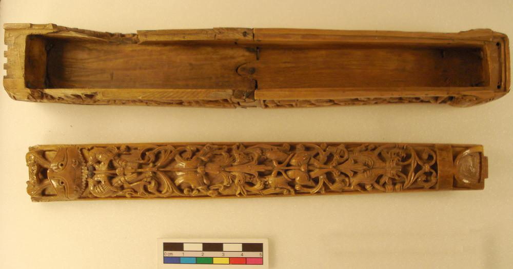 <p>What is this pen case and what does it tell us about the Anglo-Saxons? (See image)</p>