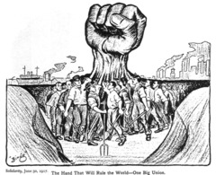 An organization of workers that tries to improve working conditions, wages, and benefits for its members