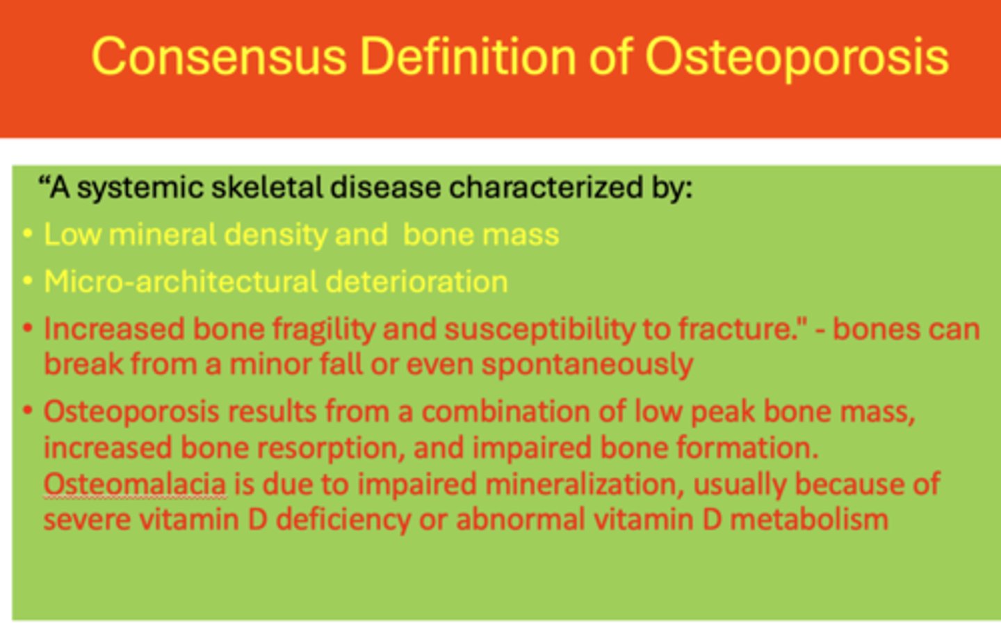 <p>Osteoporosis</p>