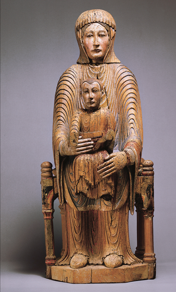 <p>Virgin and Child, from Auvergne, France, 2nd ½ 12th century; 12-20</p>