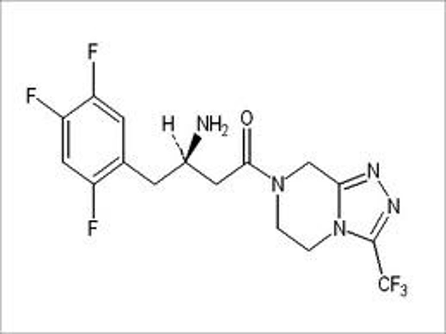 <p><strong>Brand: </strong>Januvia</p><p><strong>Class: </strong>DPP-4 Inhibitor</p><p><strong>MOA: </strong>Binds to and inhibits the dipeptidyl peptidase 4 enzyme, resulting in prolonged incretin levels.</p>