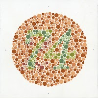 14\. Color blind test - What number do you see? 

\
14

74

85

39