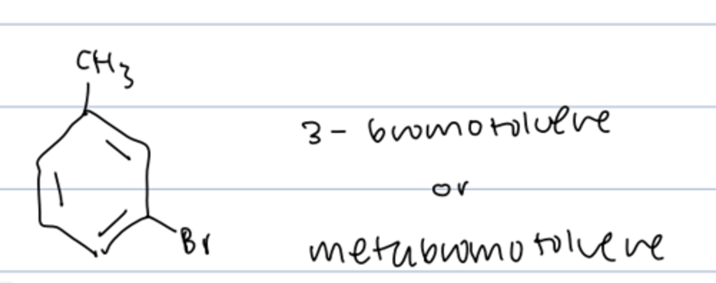 <p>- use parent name "xylene</p><p>- show different HNMRs</p><p>- ortho, meta, or para indicate the relative location of the substituents</p>