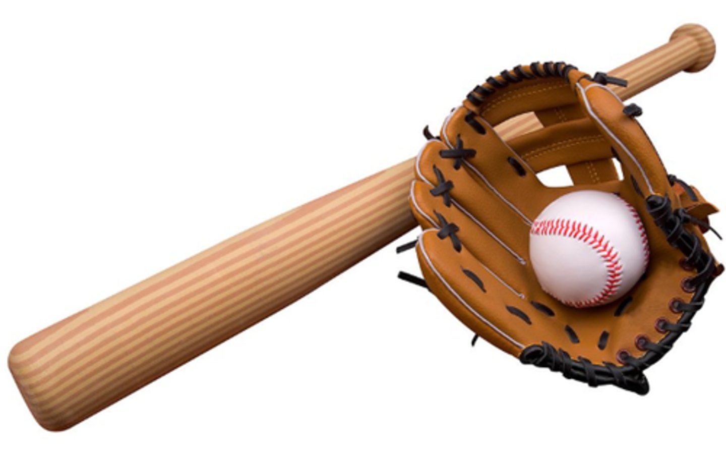 <p>honkbal, knuppel en handschoen</p>