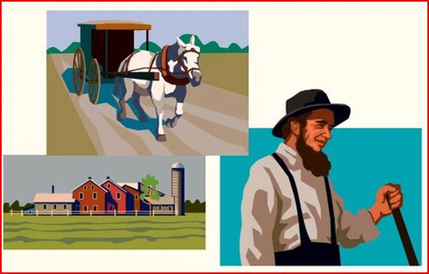 <p>relating to the pleasant aspects of the countryside and country life.</p><p>Bug-okie = Buck licking tree in a peaceful farm</p>