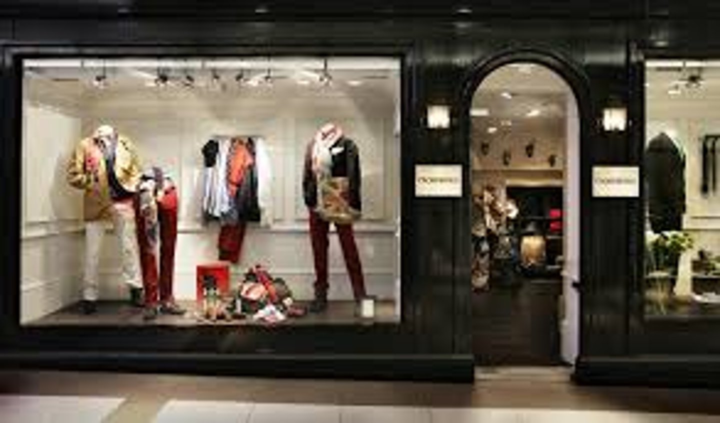 <p>những cửa hàng thời trang hiện đại</p>