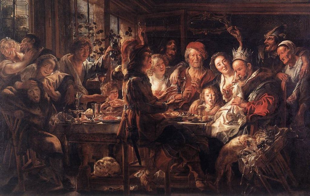 <p>Machte der könig ein festmahl- not der könig machte</p>