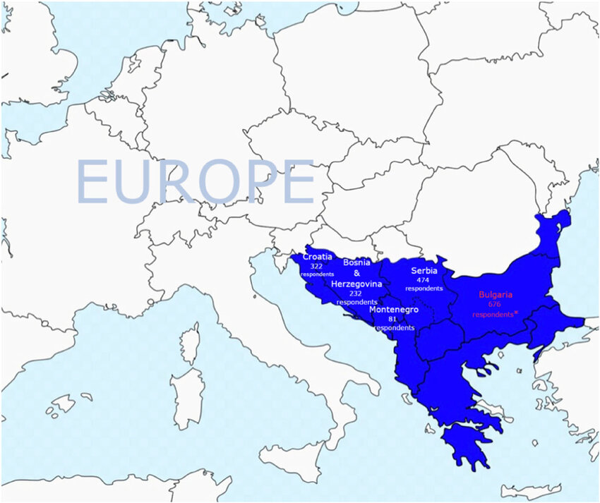 <p>Balkan region</p>