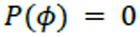 The probability of an event will not be less than 0 because it is not possible (impossible) or can never occur. That is: