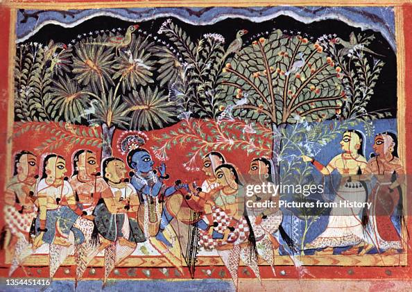 <p>page from Gita Govinda</p>