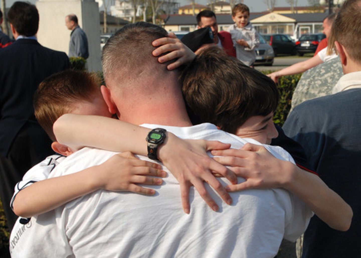 <p>he returned; he went back</p>