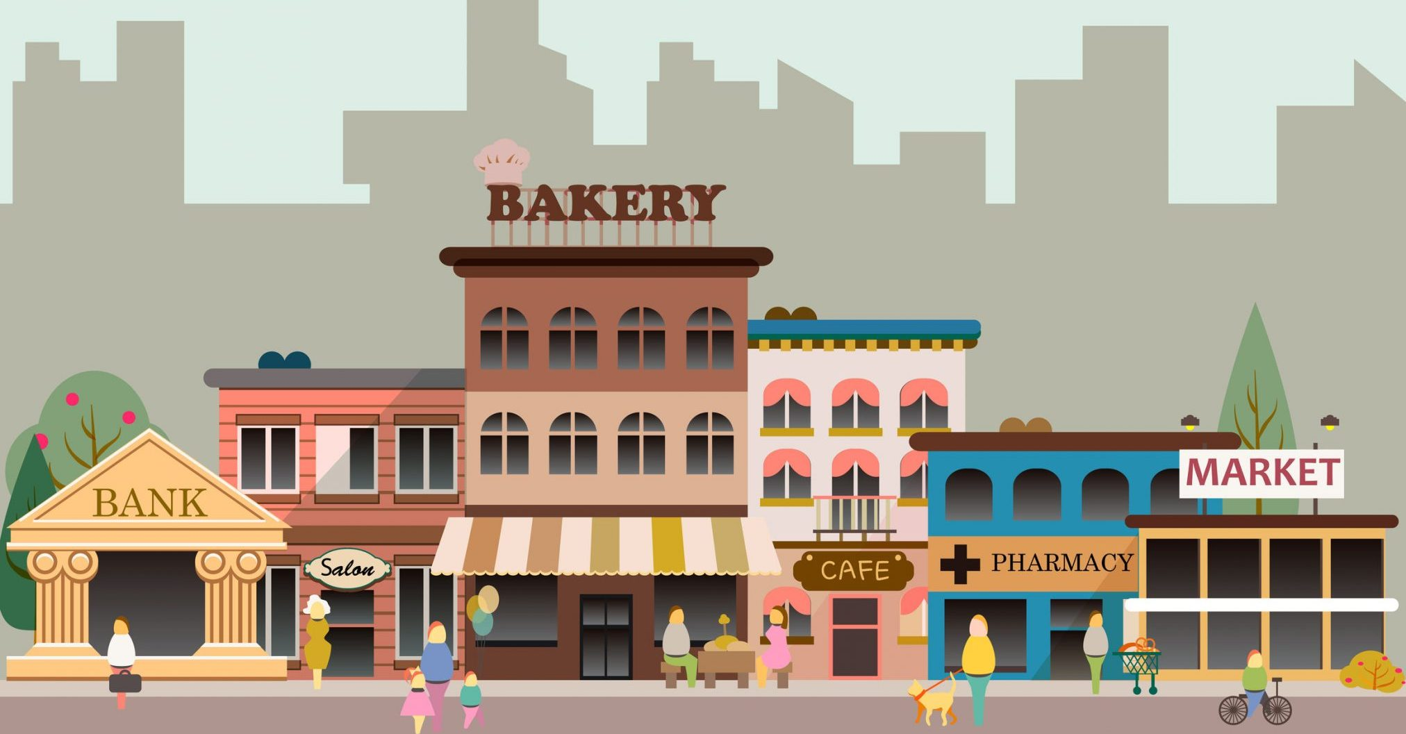 <p>بانک کنار سالن است.</p>