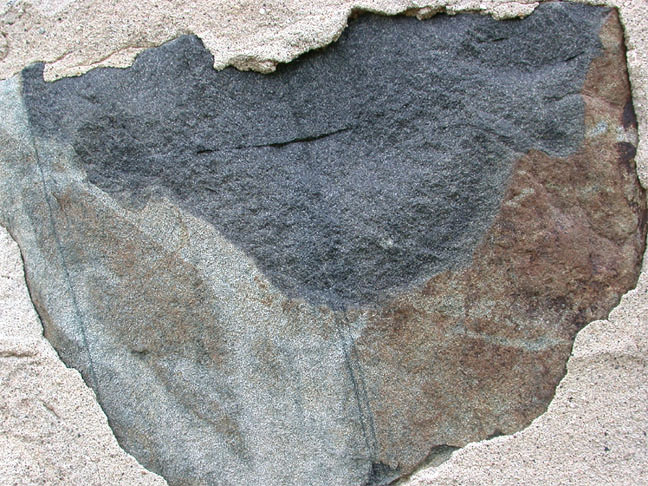 <p>A texture of extrusive rocks. Rhyolite.</p>