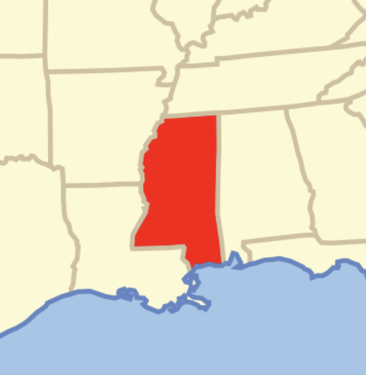 <p>Mississippi</p>