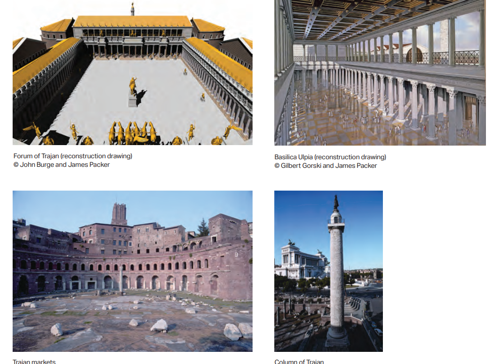 <p>forum of trajan </p>