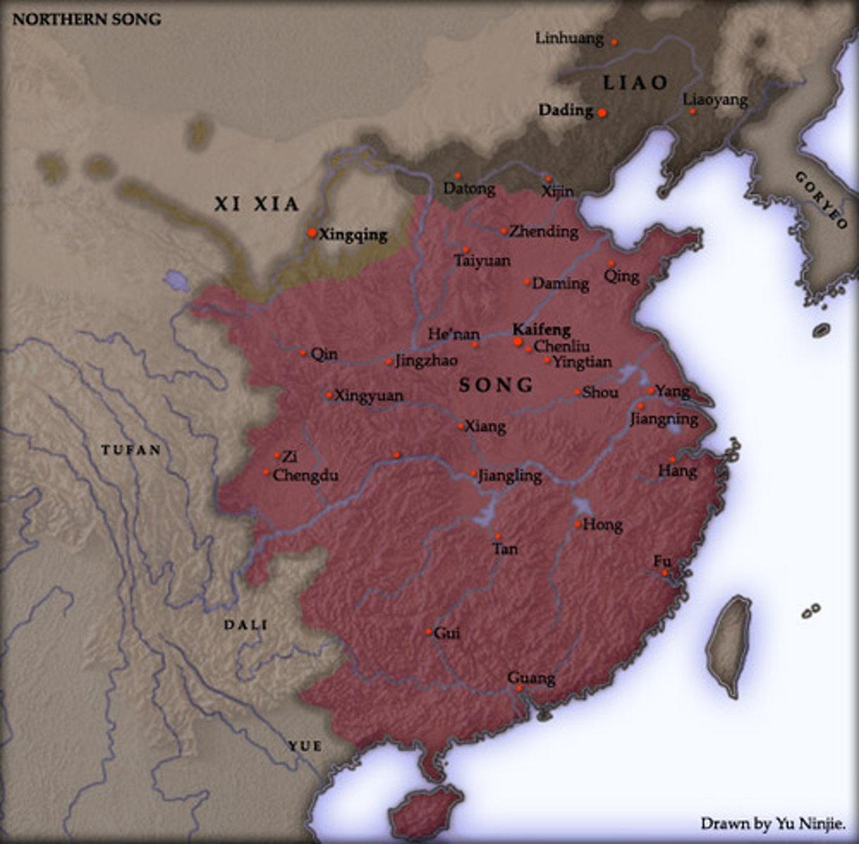 <p>(960-1279 CE) The Chinese dynasty that placed much more emphasis on civil administration, industry, education, and arts other than military.</p>