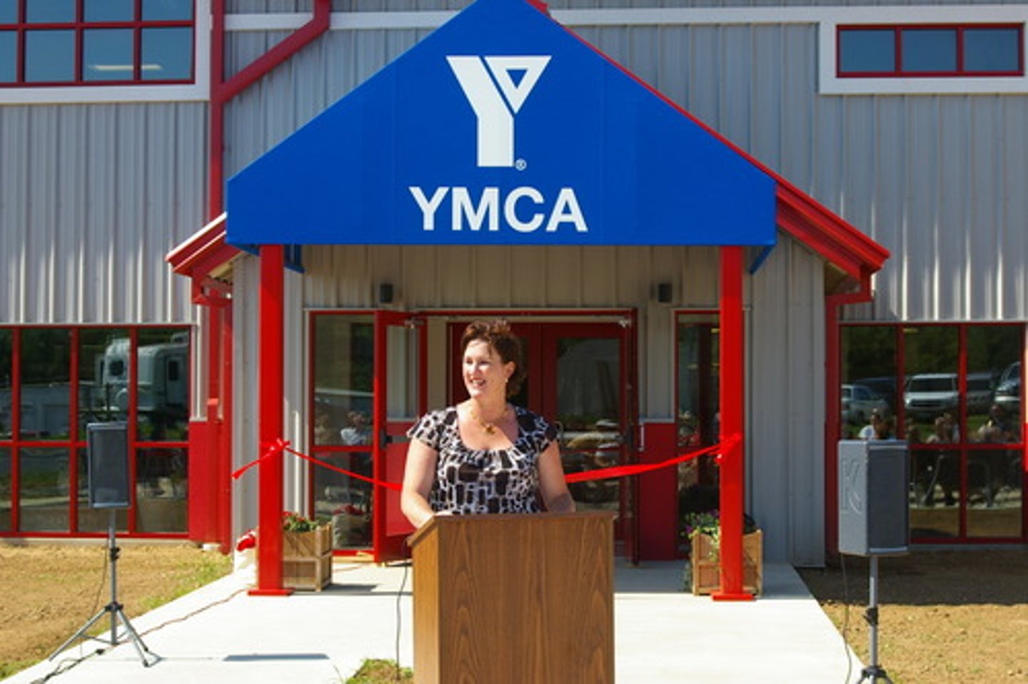 <p>the recreation center</p>