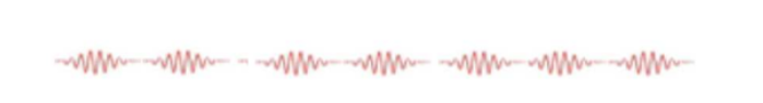 <p>On considère que le photon est une <strong>petite quantité d’énergie qui se propage avec une masse nulle au repos et une charge nulle. </strong></p><p>On le représente sous la forme d’un trait composé de quantas d’énergie.</p>