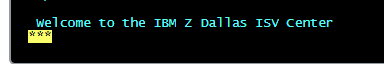 <p>On the TSO screen, What is the reason you are seeing <span>three asterisks highlighted? ( ***) </span></p>