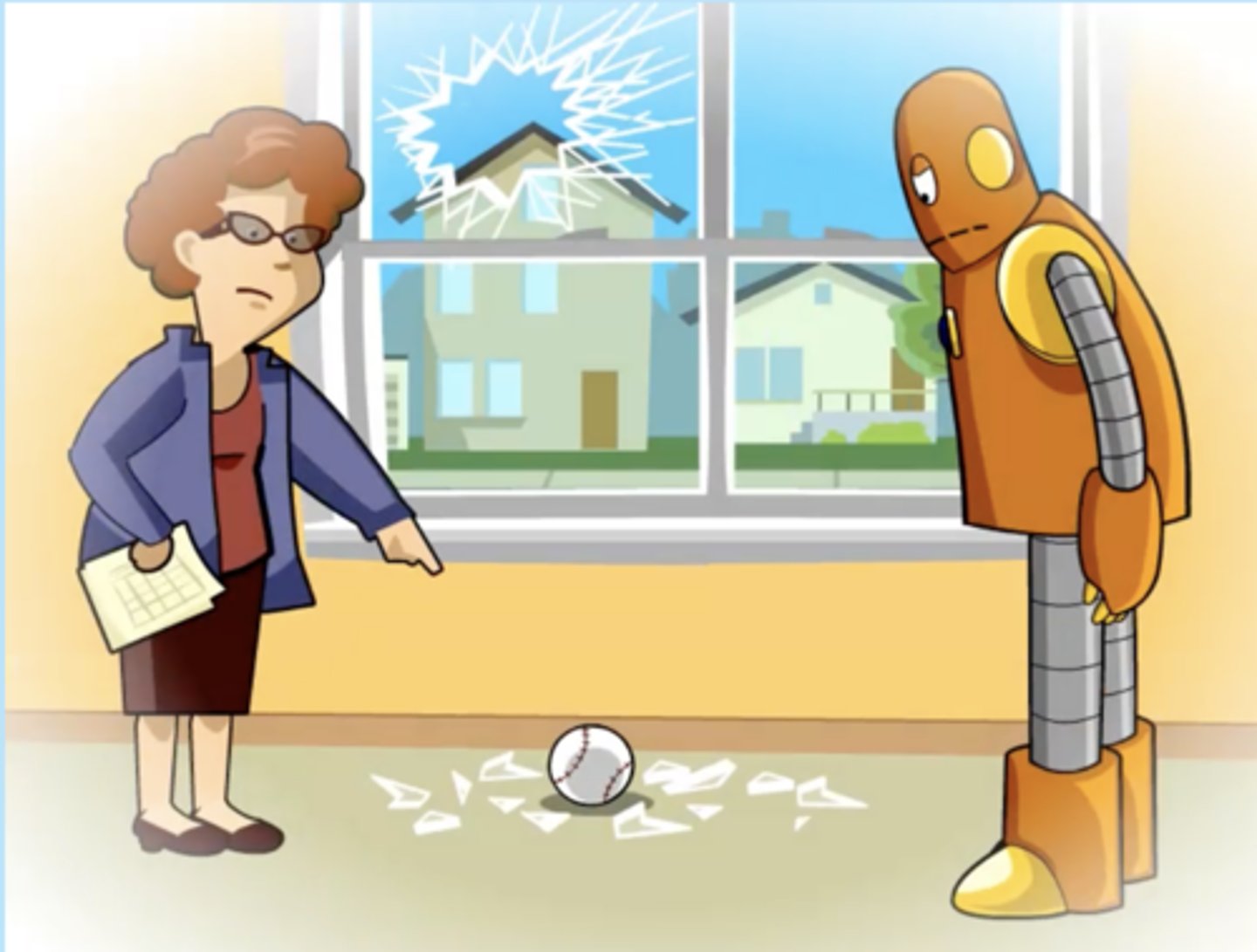 <p>đổ lỗi cái gì lên ai đó/cái gì</p>