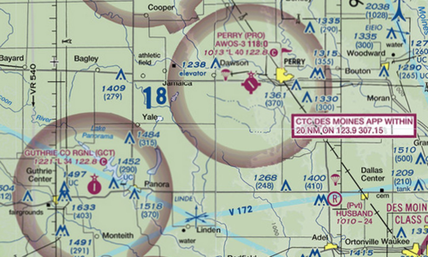 <p>Which airport is a better choice for a fuel stop: KGCT or KPRO?</p>