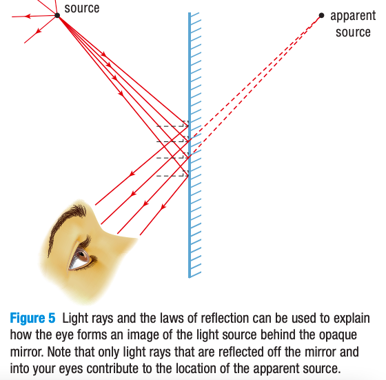 <p>How do our eyes use light rays to locate an lmage?</p>