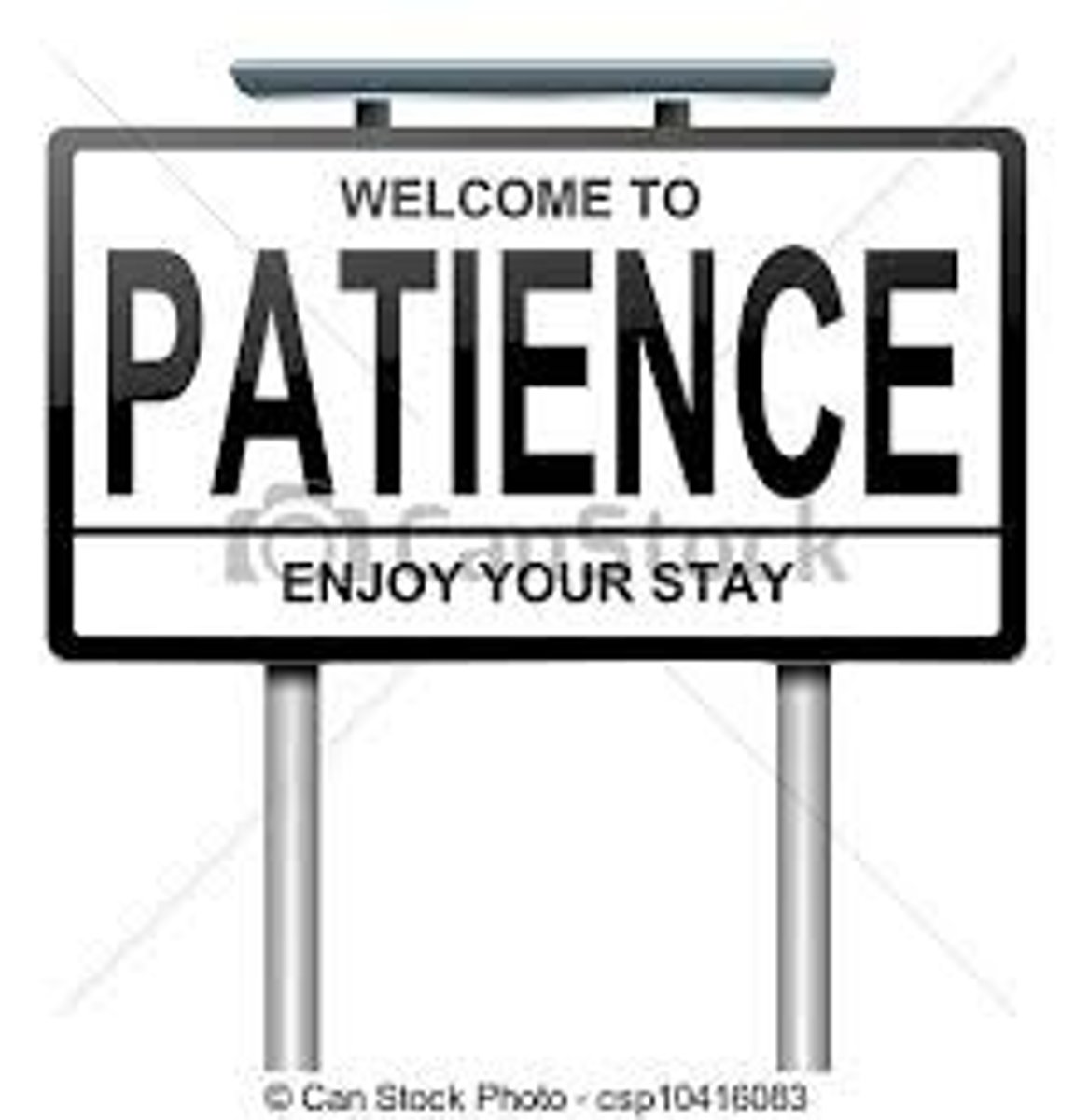 <p>to be patient, steadfast</p>