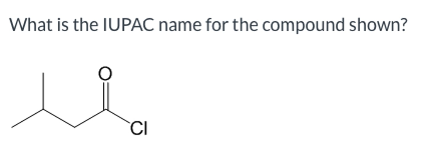 <p>What is the IUPAC name for the compound shown?</p>