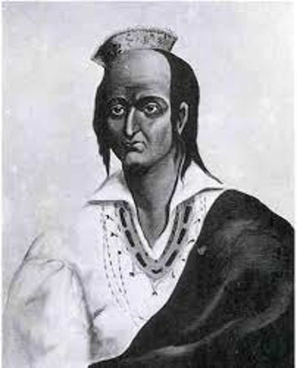 <p>This American Indian chief was known to the colonists as King Philip. He joined together the Native American tribes to fight the colonists in King Philip's War, a war that lasted from 1675 to 1676. (p. 31)</p>