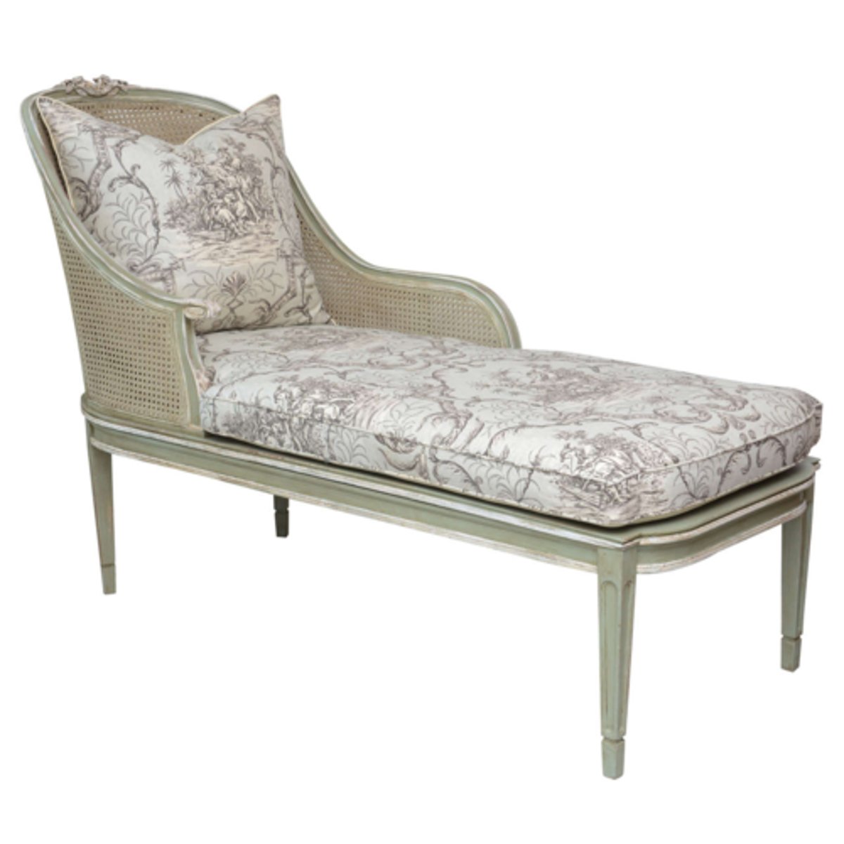 <p>French Neoclassic</p><p>Combining a bergere and a bench seat</p>
