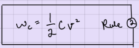 <p>v = v(t)</p><ul><li><p>remember that work = integral of power = integral of (current x voltage)</p></li></ul><p></p>