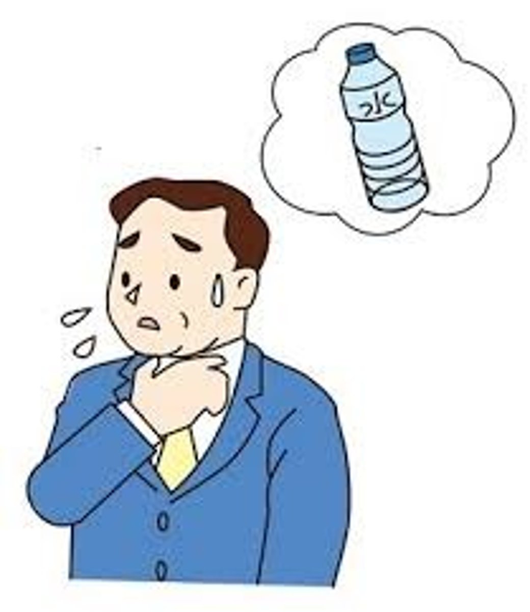 <p>（が）かわく</p><p>khát</p>