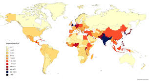 <p>Define population density.</p>