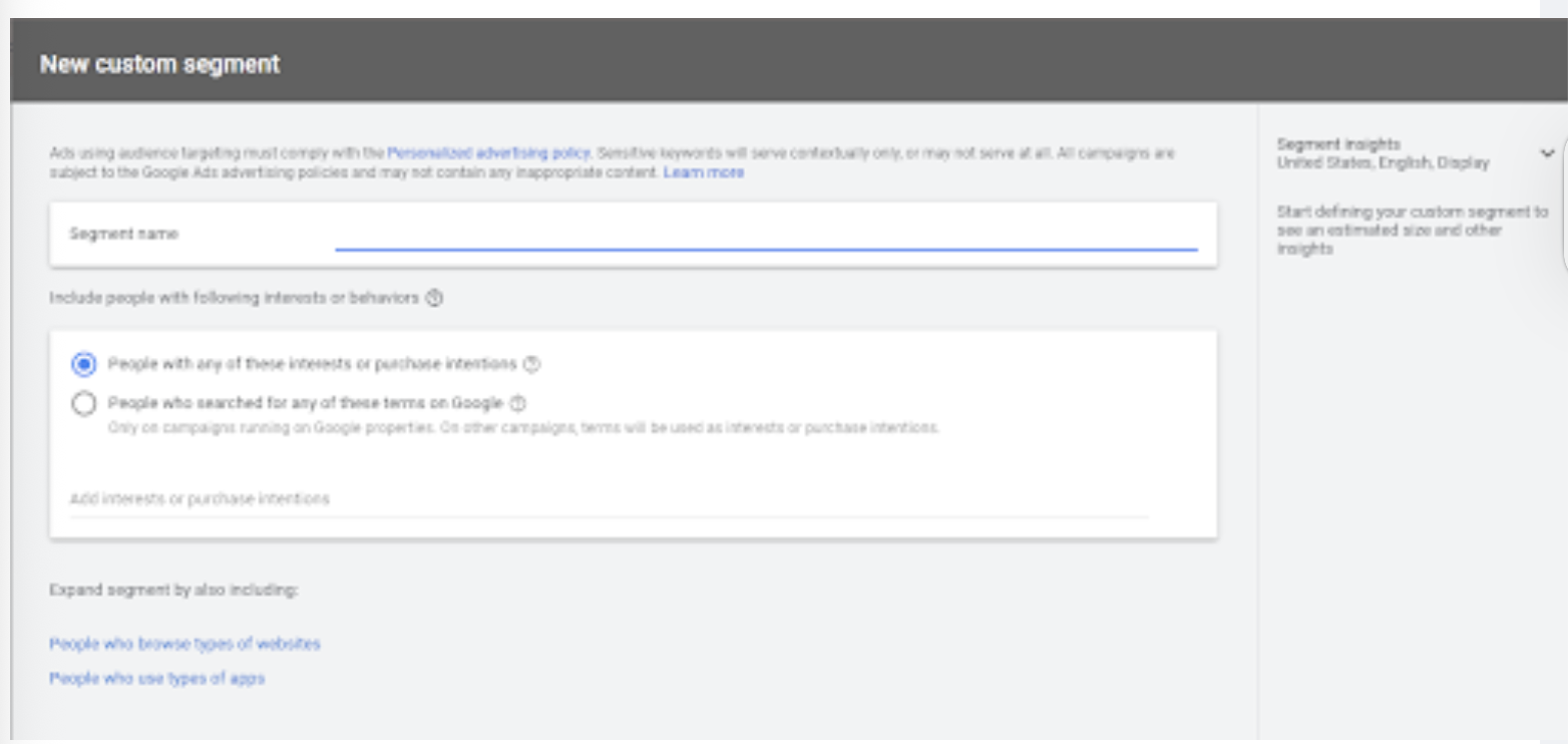 <p>Lets advertisers make a target segment and save it for future campaigns&nbsp; </p><p>e.g. If an advertiser determines their best audience consists of 10 targets, then the advertiser can save said list of targets, name it, and choose it for future campaigns</p>