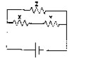 <p>Given the illustrated simple electrical circuit. If the current in all 3 \n resistors is equal, which of the following statements must be true?</p>