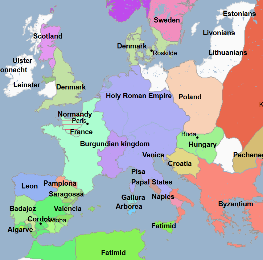 <ul><li><p>4th King of Germany and 15th Emperor of the Holy Roman Empire, the Final King / Emperor of the Ottonian Dynasty</p><ul><li><p>He was the son of Henry “The Troublemaker,” Duke of Bavaria</p></li></ul></li><li><p>He responded to the various threats facing his reign and empire by seeking the support of the Church</p><ul><li><p>He sought to make the Church servants to the Holy Roman Emperors</p></li><li><p>He granted land and titles to bishops and abbots lavishly to persuade them to submit to the Holy Roman Empire</p></li></ul></li></ul><ul><li><p>He travelled to Rome to have himself crowned Holy Roman Emperor on the steps of St. Peter’s by Pope Benedict VIII</p><ul><li><p>The Pope asked him if he would be a faithful defender of the Church, to which he responded in the affirmative</p></li><li><p>The Pope placed in his hand a golden orb surmounted by a cross, symbolic of his rule over the world’s empire</p></li><li><p>After his coronation at Pavia, a quarrel developed between the Germans who accompanied him and the people of Pavia, which grew into a full-scale battle in which much of the city of Pavia was burnt and hundreds of citizens were slaughtered</p></li><li><p>He married Cunigunde, the daughter of the count of Luxembourg</p><ul><li><p>He and his wife were admitted into the church and anointed</p></li></ul></li><li><p>He was pious, well-meaning, but had poor health</p></li><li><p>He was destined for the Church when his predecessor died without children and when the Bavarians and Franks called</p></li><li><p>When Pope Benedict VIII was deposed by antipope Gregory VI, he had Gregory VI deposed and Pope Benedict VIII reinstated</p></li></ul></li><li><p>Upon his assumption to the throne, he faced endless struggles to contain rebellions and feuds by powerful nobles</p><ul><li><p>Via concessions and favors, he won the dubious allegiance of Saxons, Lotharingian, Thuringians, and Swabians</p></li><li><p>He also faced multiple wars on every frontier in which</p><ul><li><p>Boleslaw of Poland seized lands to his east</p><ul><li><p>This conflict began after he invaded Poland with the hopes of recreating the Frankish Carolingian Empire, backed by his German nobles</p></li><li><p>However, he was unable to defeat Boleslaw and Poland was forced to sign the unfavorable treaty, the Peace of Bautzen, in which Boleslaw’s gains were consolidated</p></li></ul></li><li><p>The Count of Flanders moved to seize Lotharingia</p></li></ul></li></ul></li></ul><ul><li><p>When he died, the Lombards revolted against Germany and the Holy Roman Empire</p></li></ul><p></p>