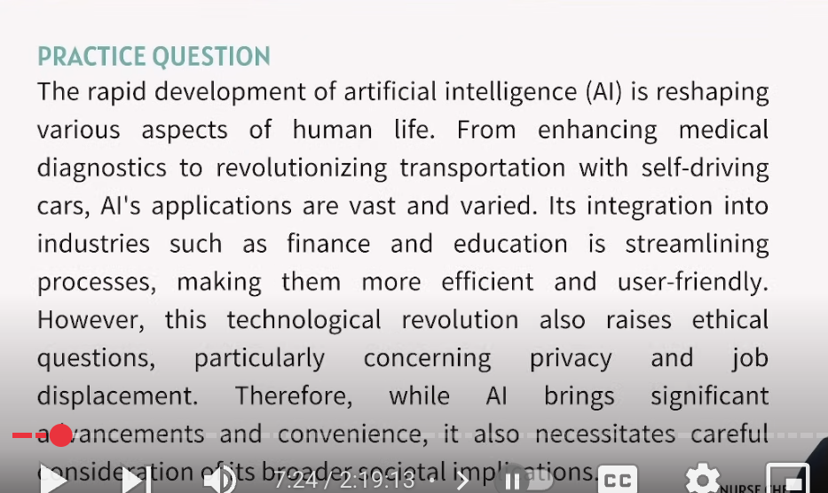 <p>What is the <strong><u>main idea</u></strong> of the paragraph? </p>