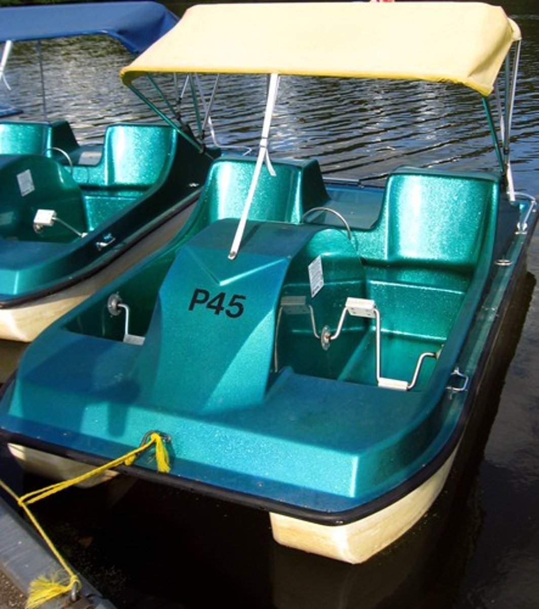 <p>glass reinforced plastic, lightweight and water resistant.</p>