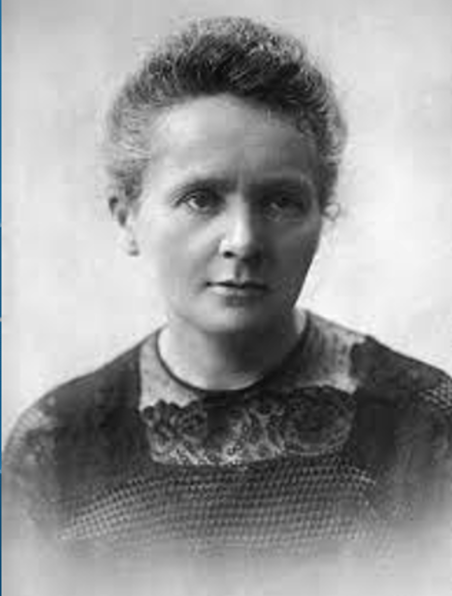 <p>Marie Curie:</p><p>- The theory of radioactivity-isolated radioactive isotopes using polonium and radium</p>