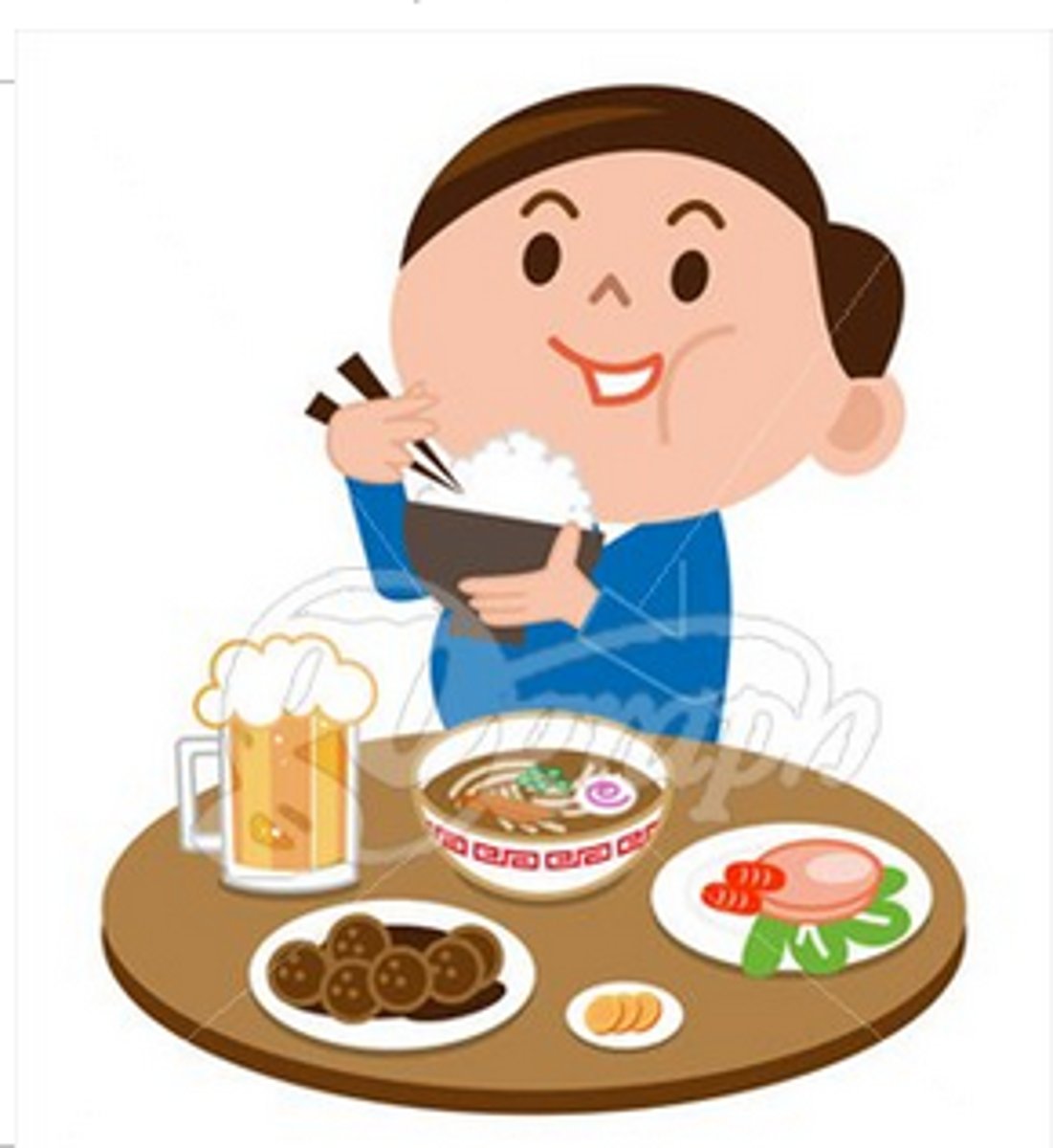 <p>ăn cơm</p>