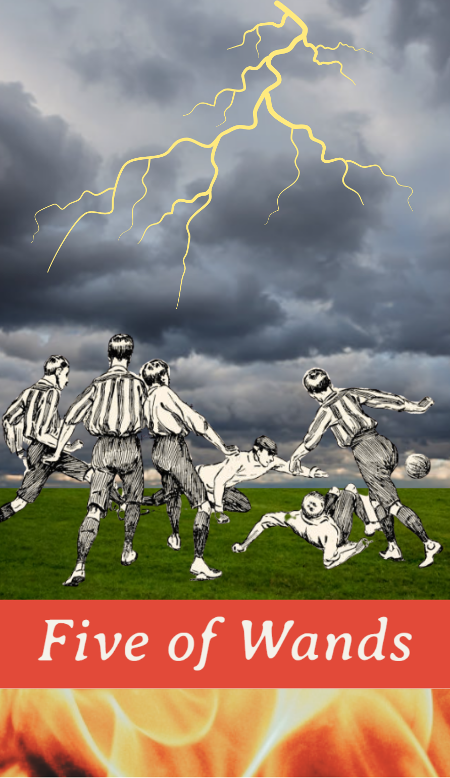 <p>Five of Wands</p>