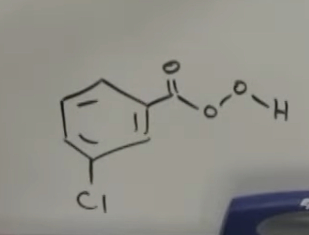 <p>epoxidation &amp; antidihydroxylation: (1) mcpba/ (2) H3O</p><p>(mcpba photo attached)</p>