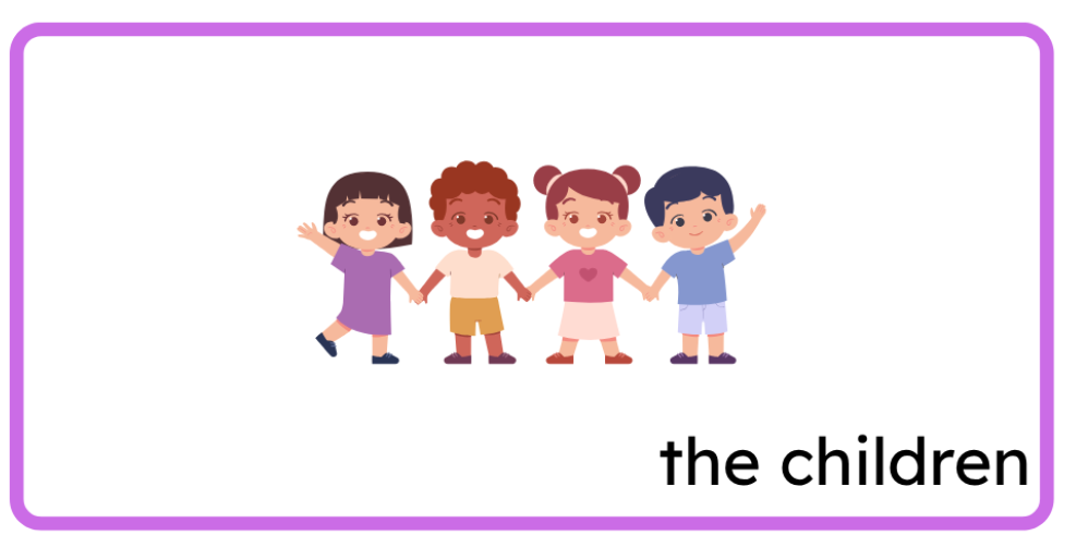 <p>the children</p>