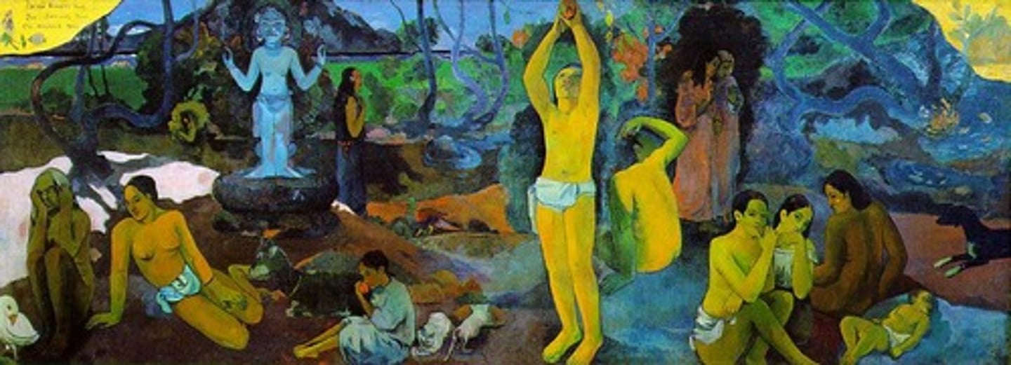 <p>GAUGUIN, Where Do We Come From? What</p><p>Are We? Where Are We Going? 1897</p>