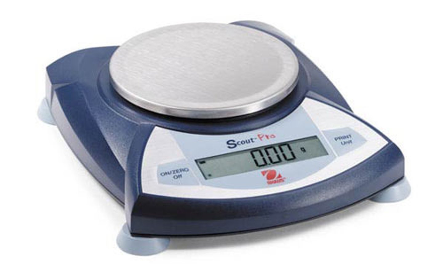 <p>used to determine a smaller, lighter objects mass (battery operated)</p>