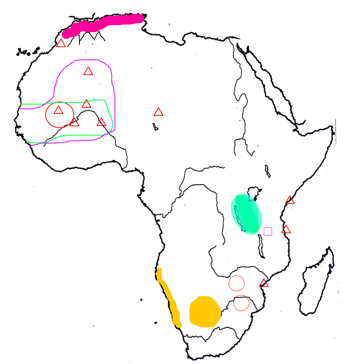 <p>That glob of stuff right between Lake Victoria and that other vertical lake</p>