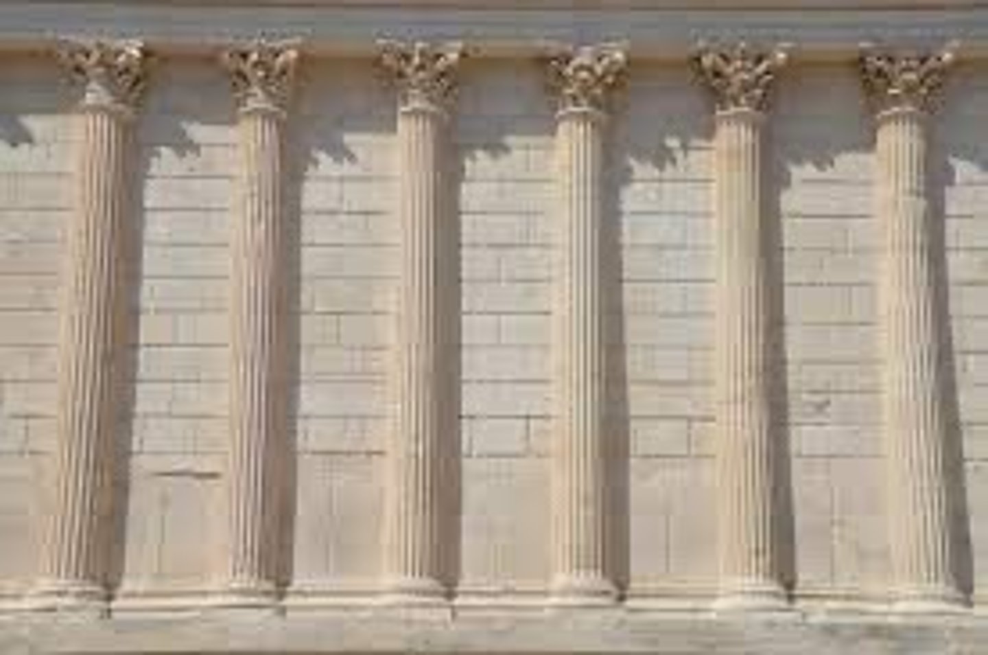 <p>A supporting column that is embedded in a wall, half protruding</p>